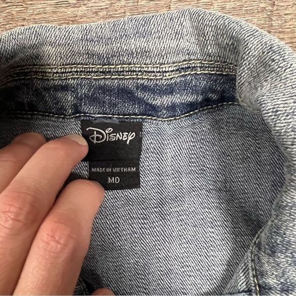 Lilo & Stitch Jean jacket Womens Medium Aloha Denim Ohana Patches Disney - Picture 5 of 9